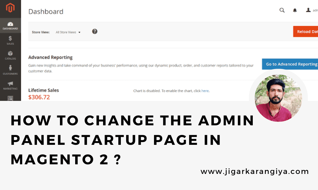 How To Change The Admin Startup Page In Magento 2