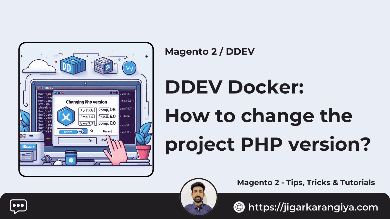 DDEV Docker: How to change the project PHP version?
