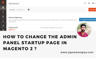 How To Change The Admin Startup Page In Magento 2