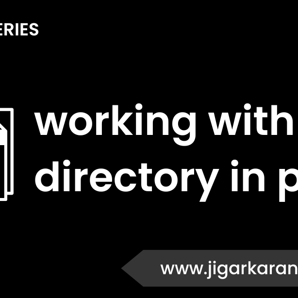 Working with directory in php - Jigar Karangiya
