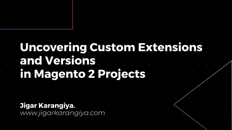 Uncovering Custom Extensions and Versions in Magento 2 Projects