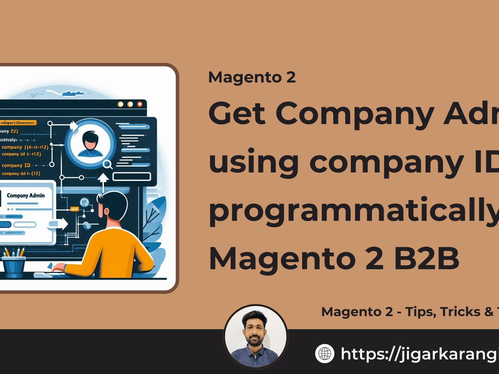 Get Company Admin using company ID programmatically Magento 2 B2B
