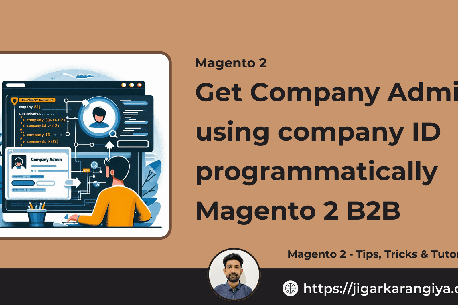 Get Company Admin using company ID programmatically Magento 2 B2B
