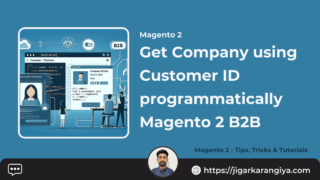 Get Company using Customer ID programmatically Magento 2 B2B