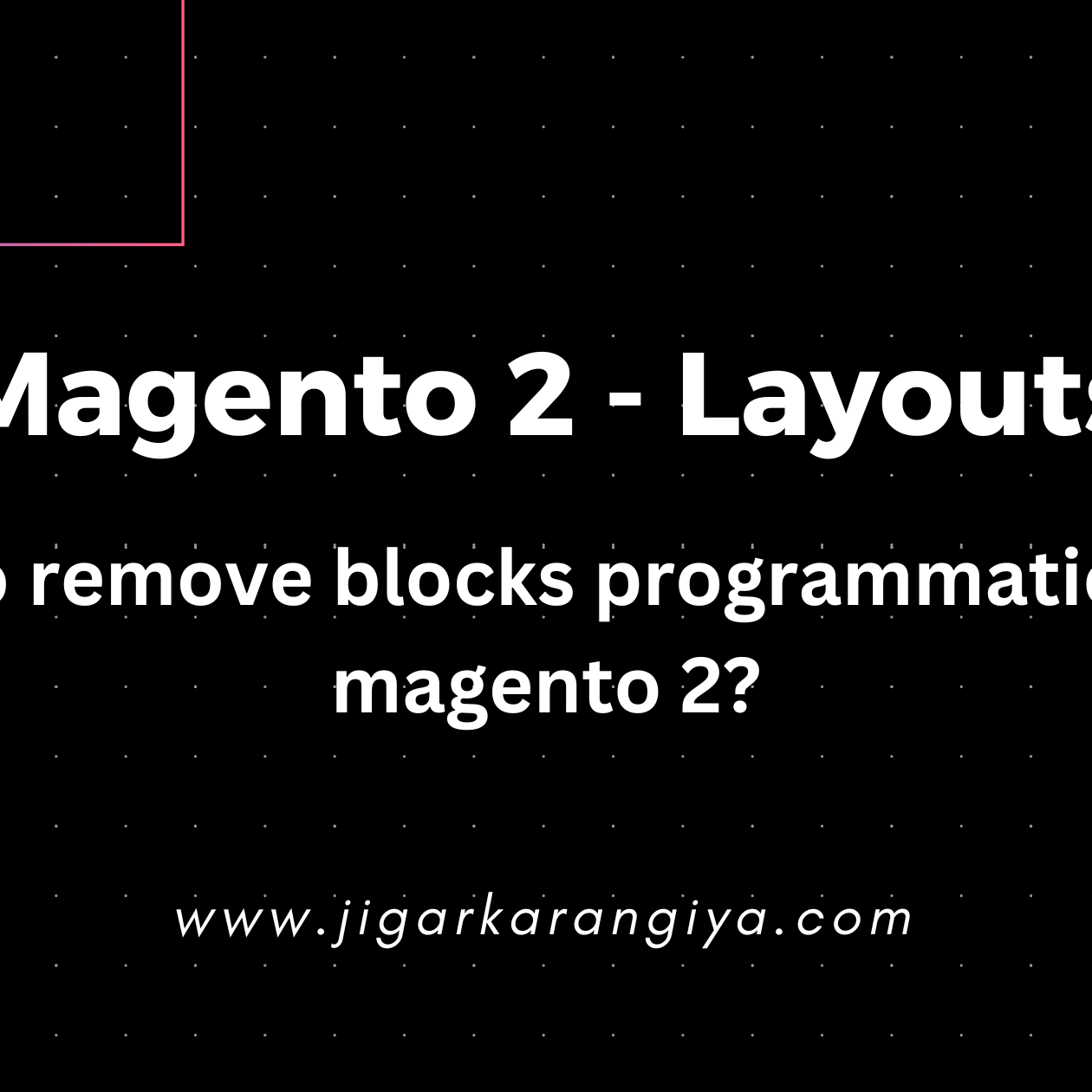How to remove blocks programmatically in magento 2?