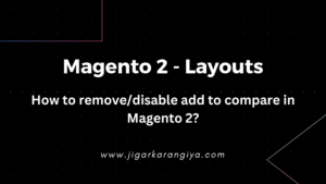 How to remove/disable add to compare in Magento 2?