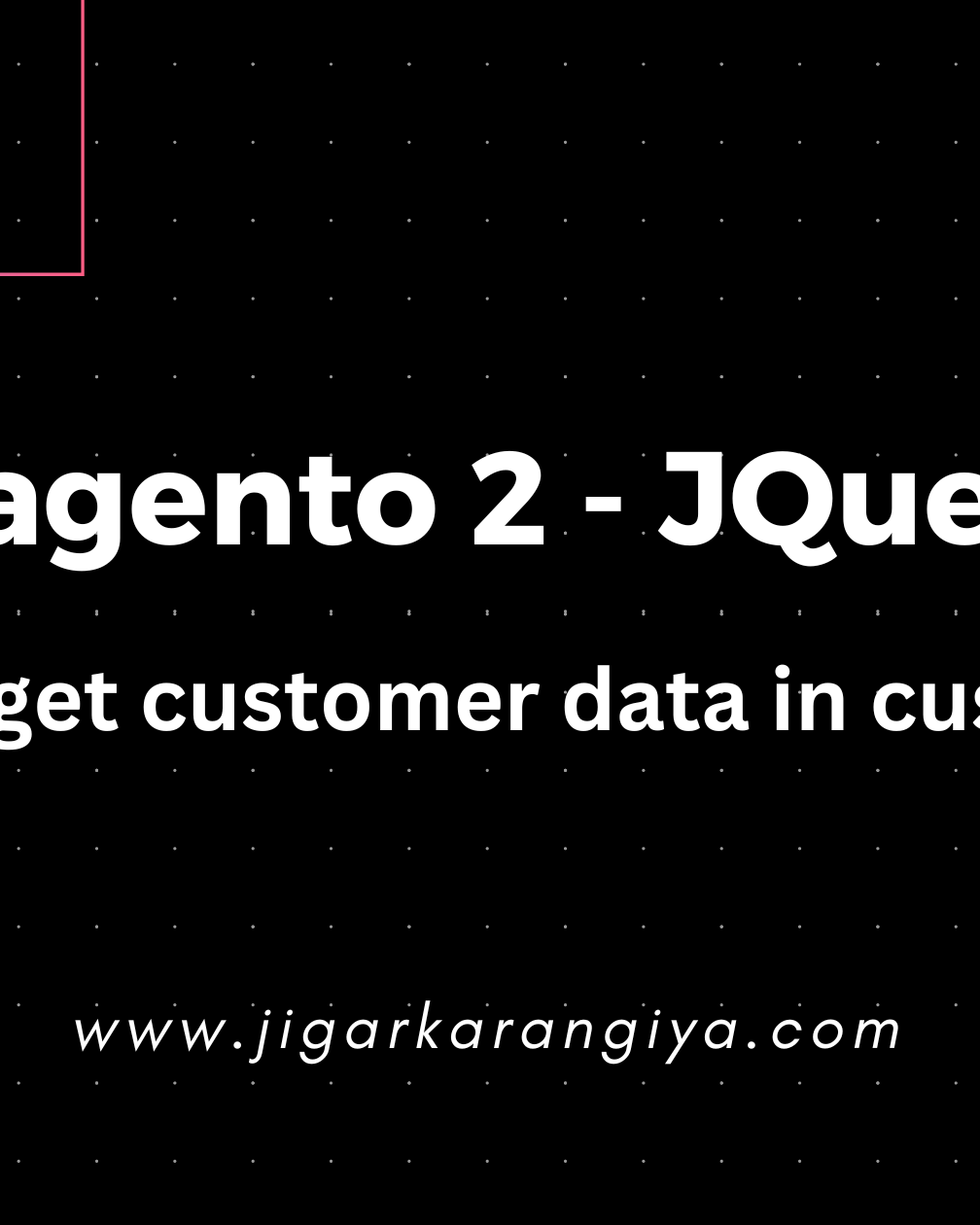 Magento 2 - How to get customer data in custom js?