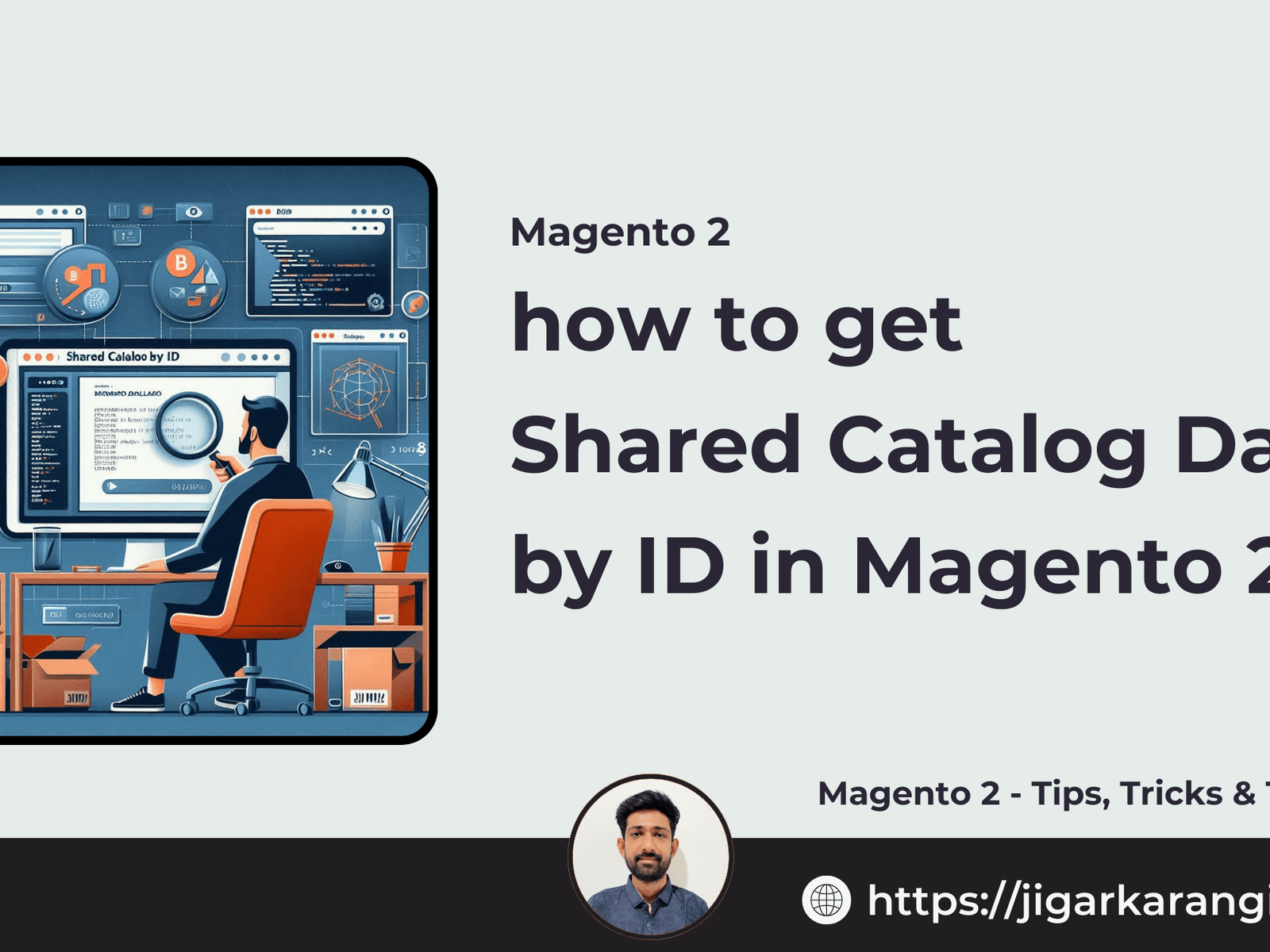 how to get shared catalog data by ID in Magento 2
