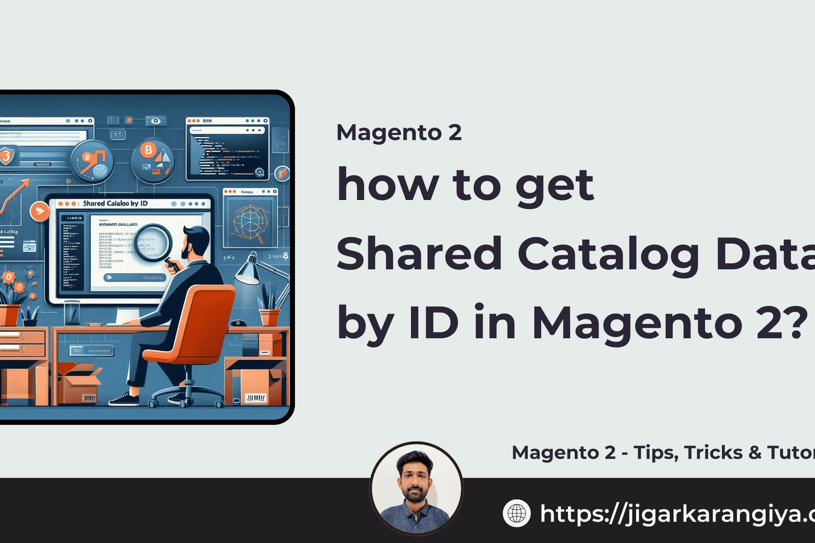 how to get shared catalog data by ID in Magento 2