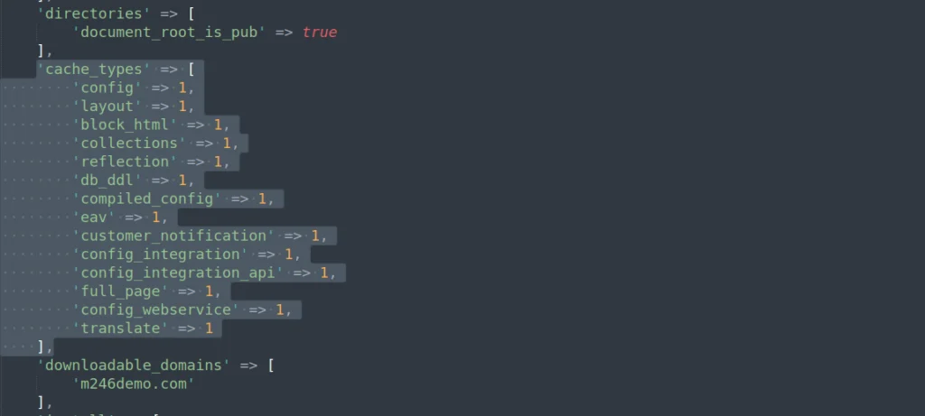 Magento 2 Cache types Magento 2 Cache types