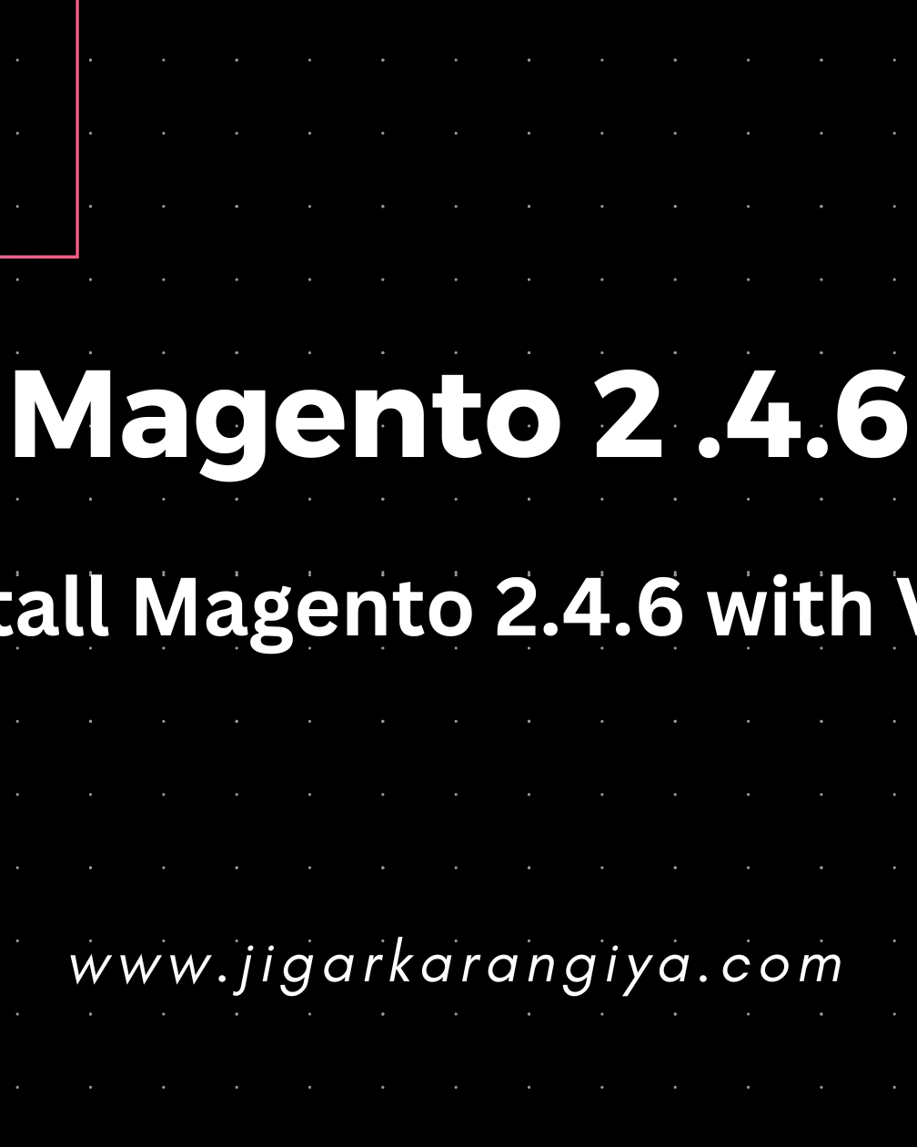 Quickly install latest magento 2.4.6 with virtualhost