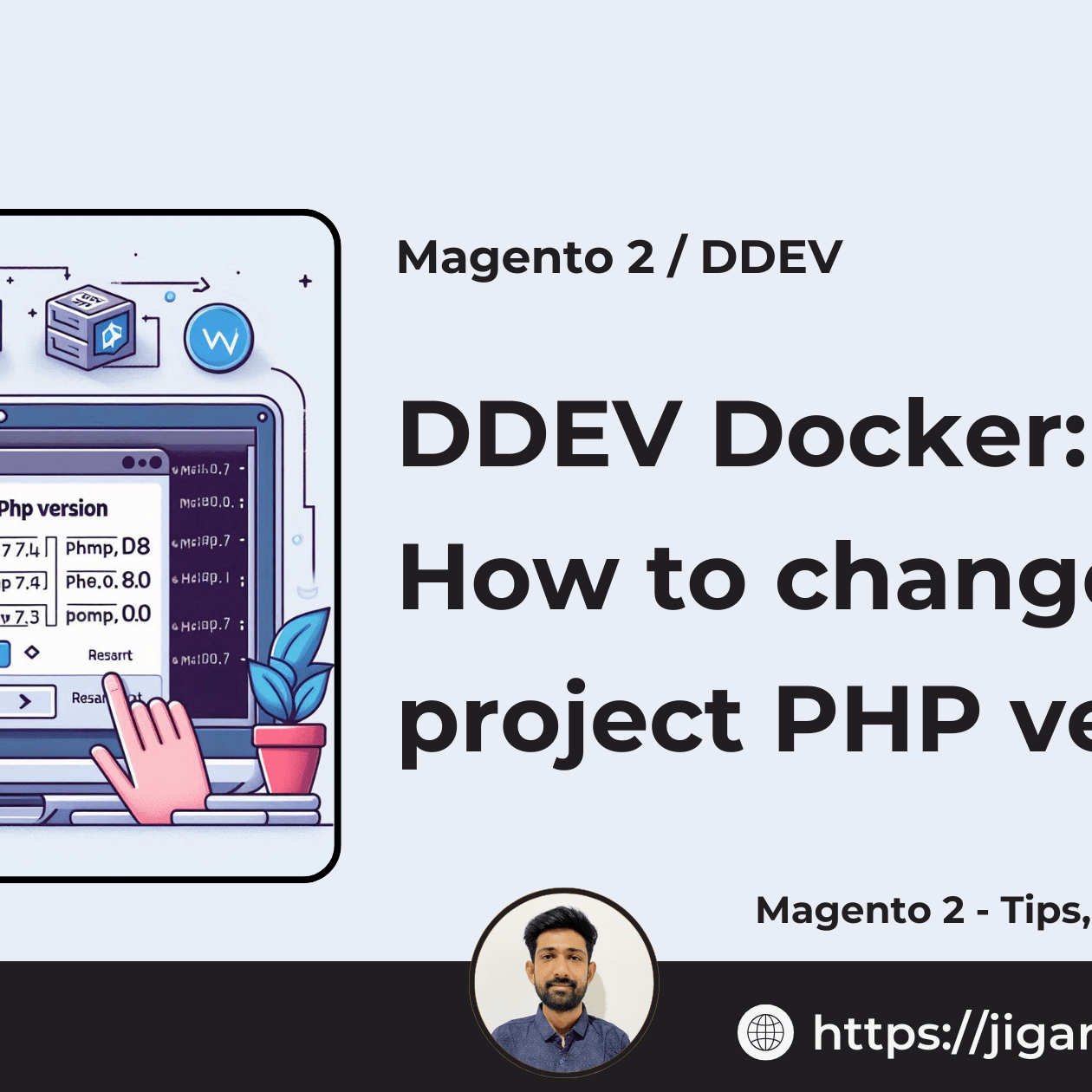 DDEV Docker How to change the project PHP version