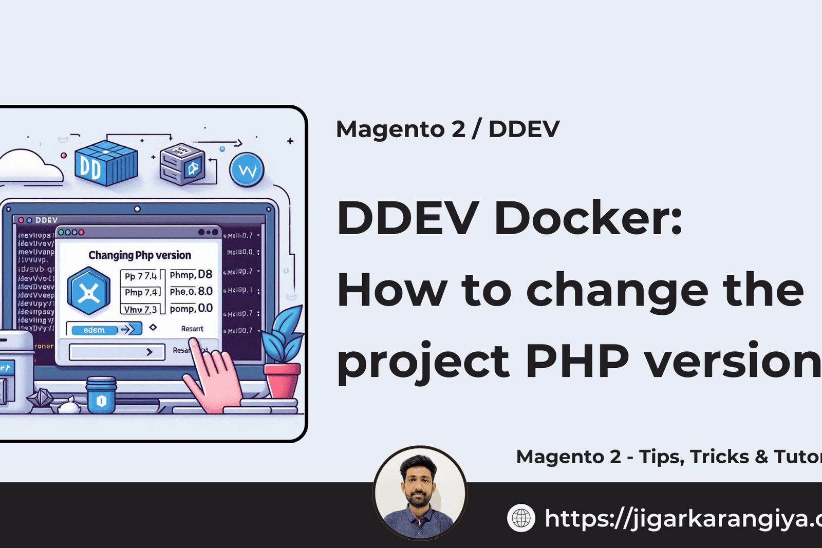 DDEV Docker How to change the project PHP version