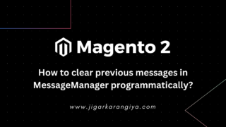 How to clear previous messages in MessageManager programmatically?