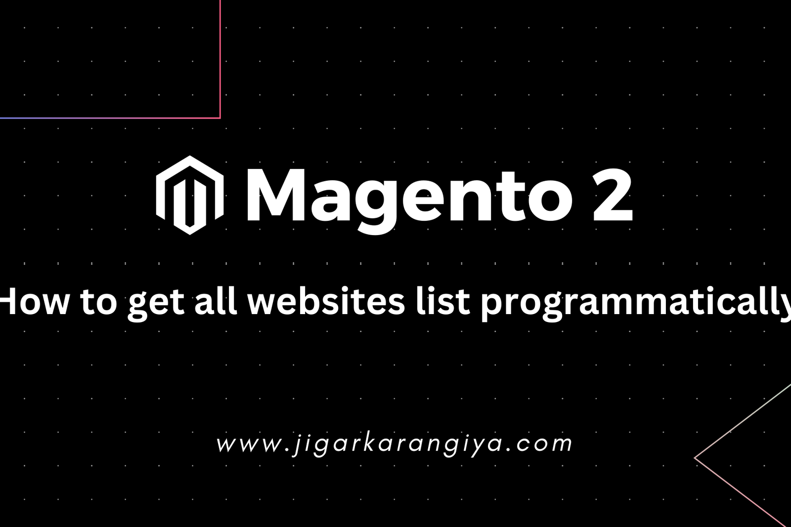 Magento 2-How to get all websites list programmatically