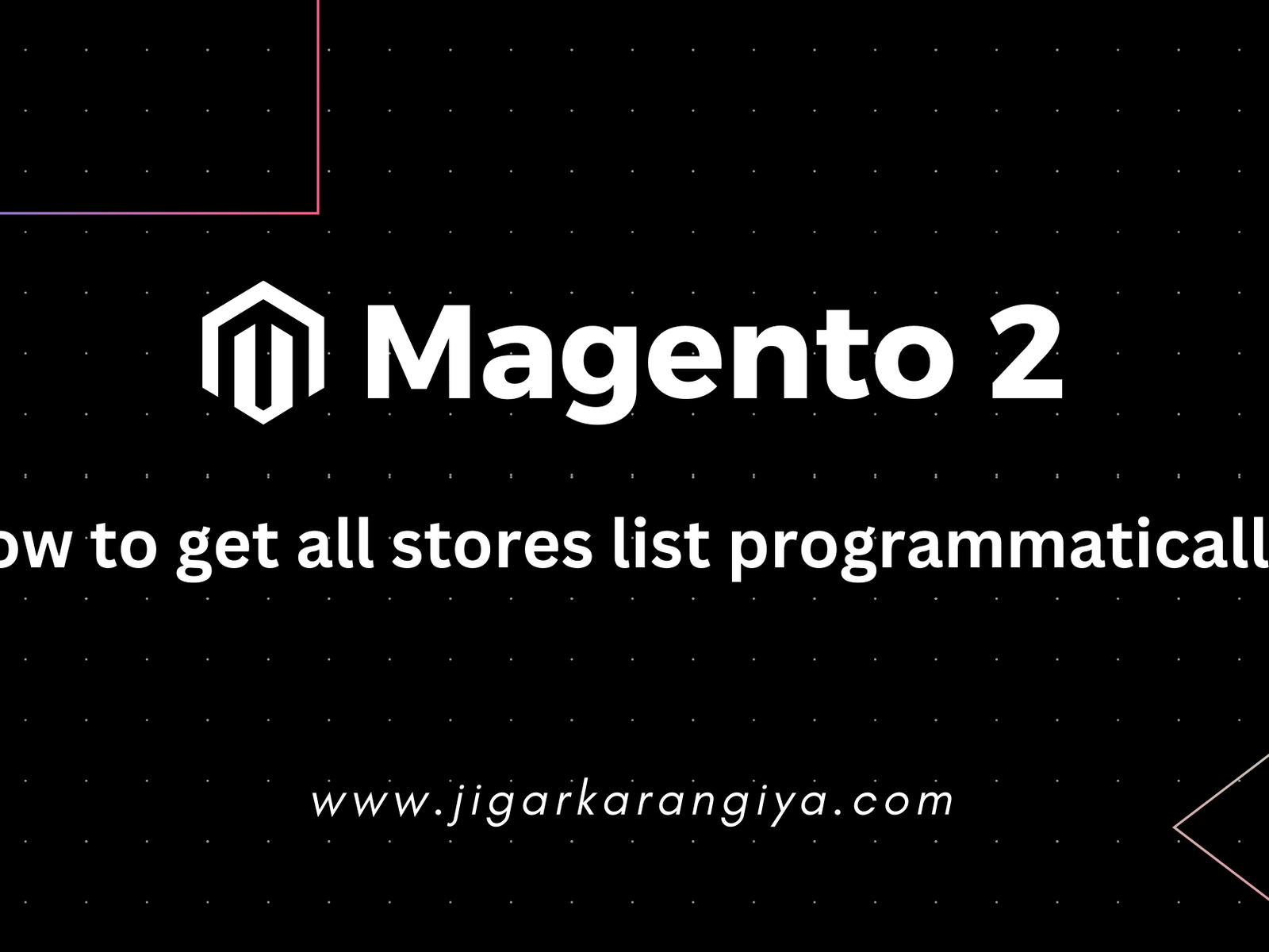 Magento2 - How to get all stores list programmatically