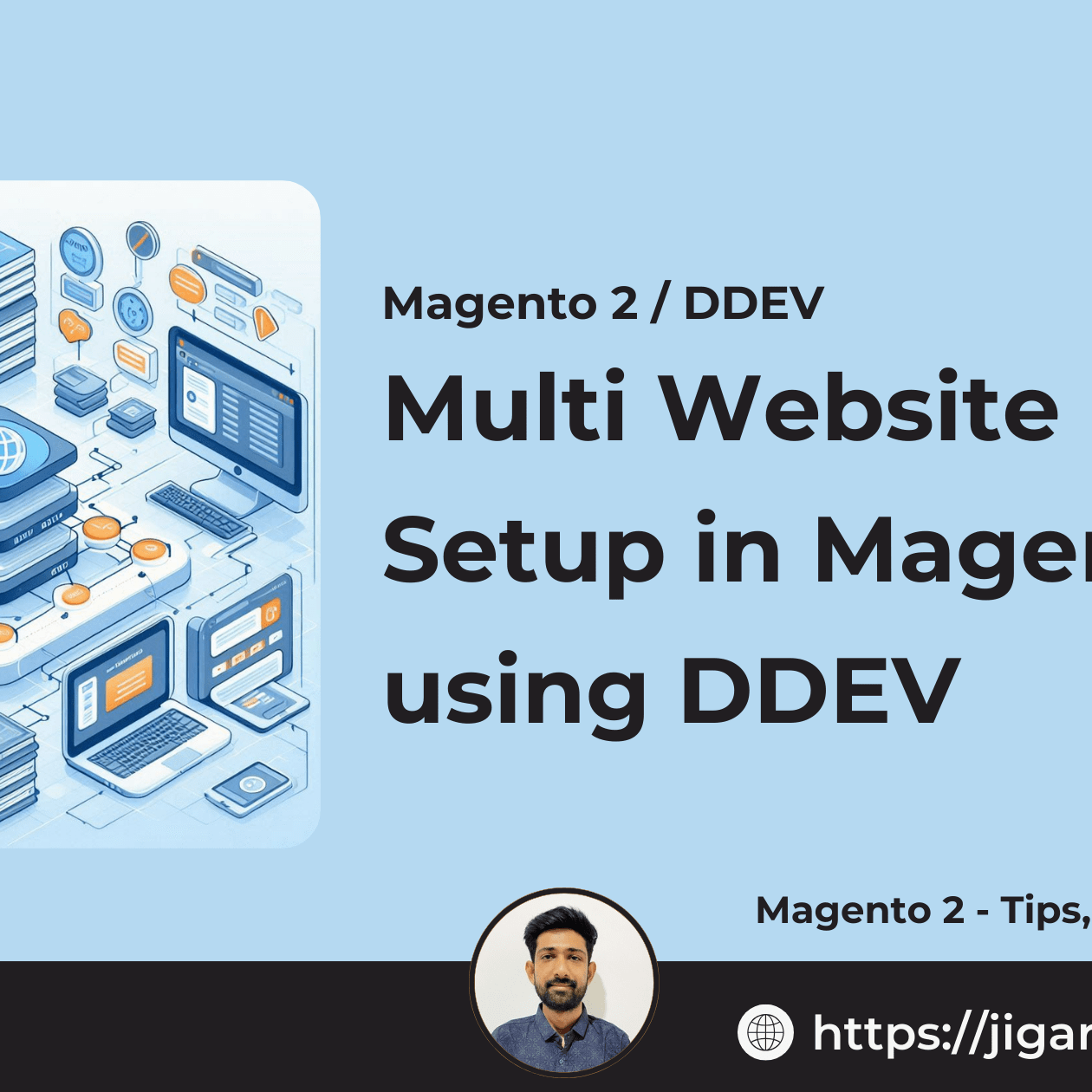 Multi Website Domain Setup in Magento 2 using DDEV