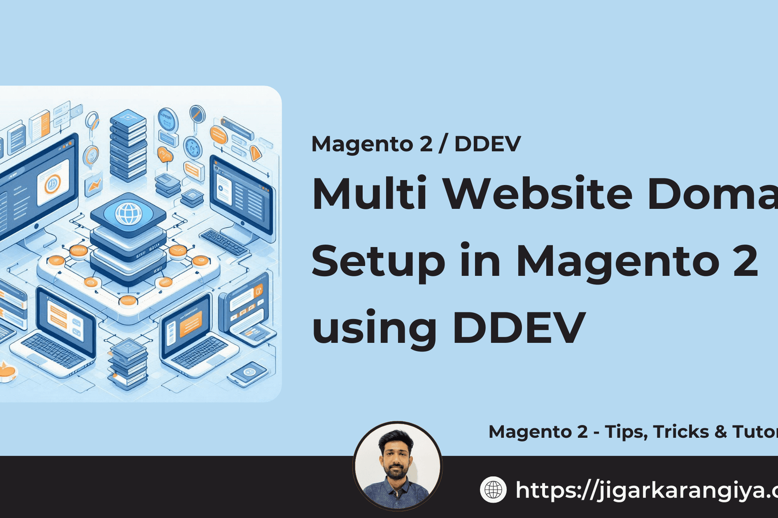 Multi Website Domain Setup in Magento 2 using DDEV