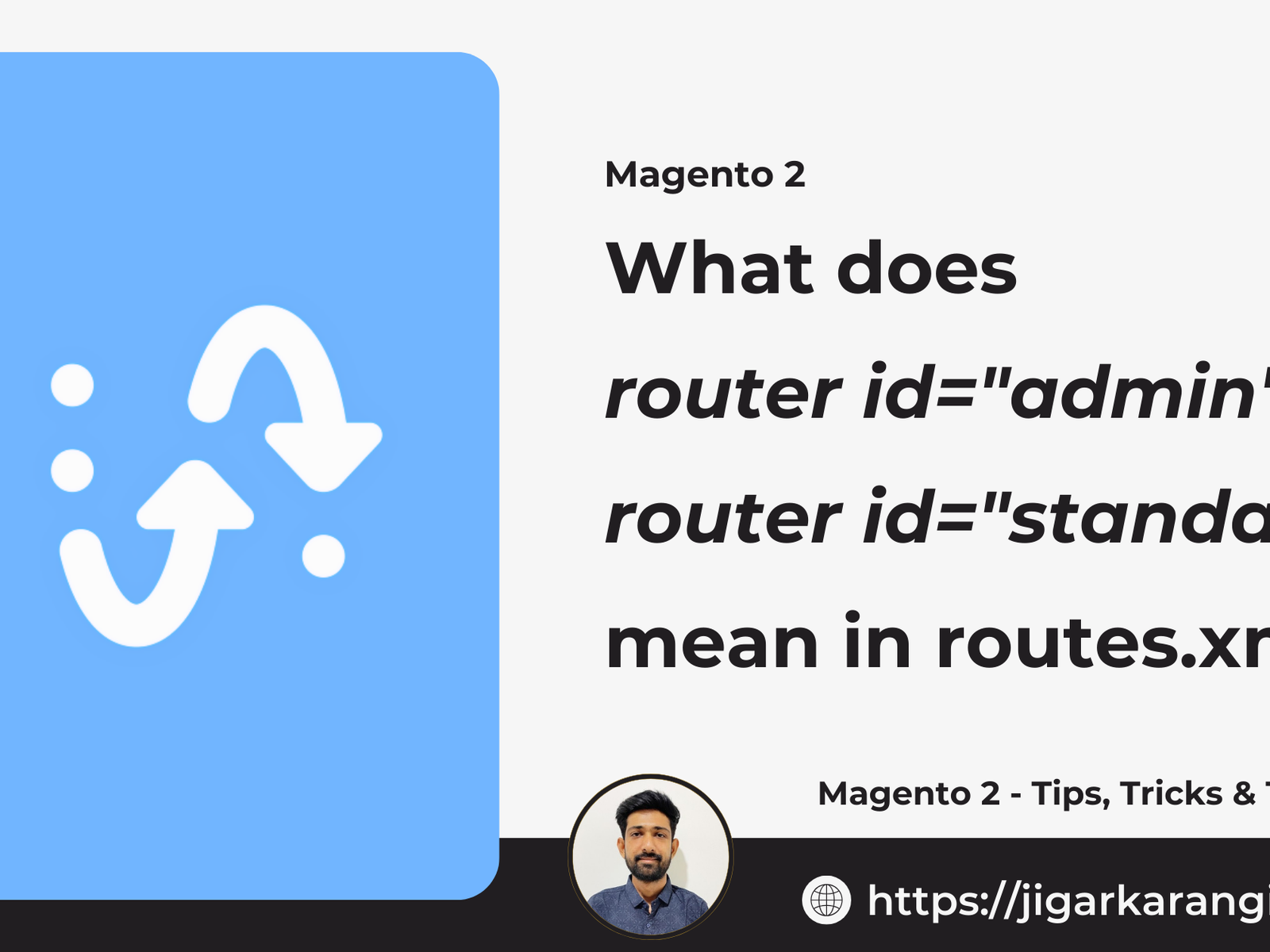 Standard Routing in Magento 2