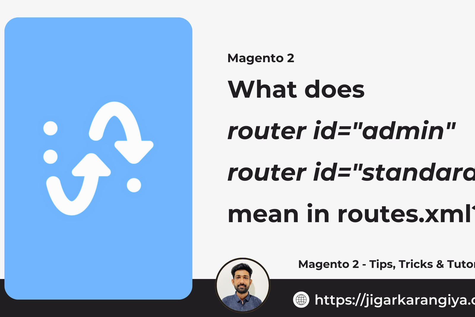 Standard Routing in Magento 2