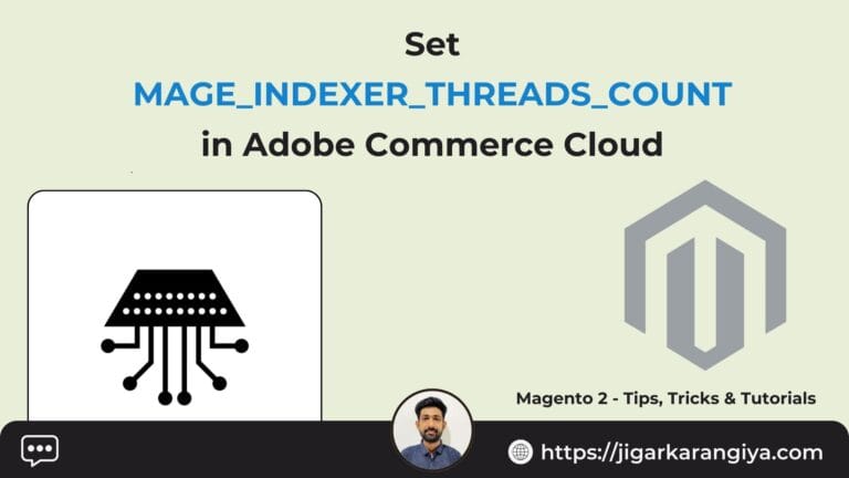 Set MAGE_INDEXER_THREADS_COUNT in Adobe Commerce Cloud