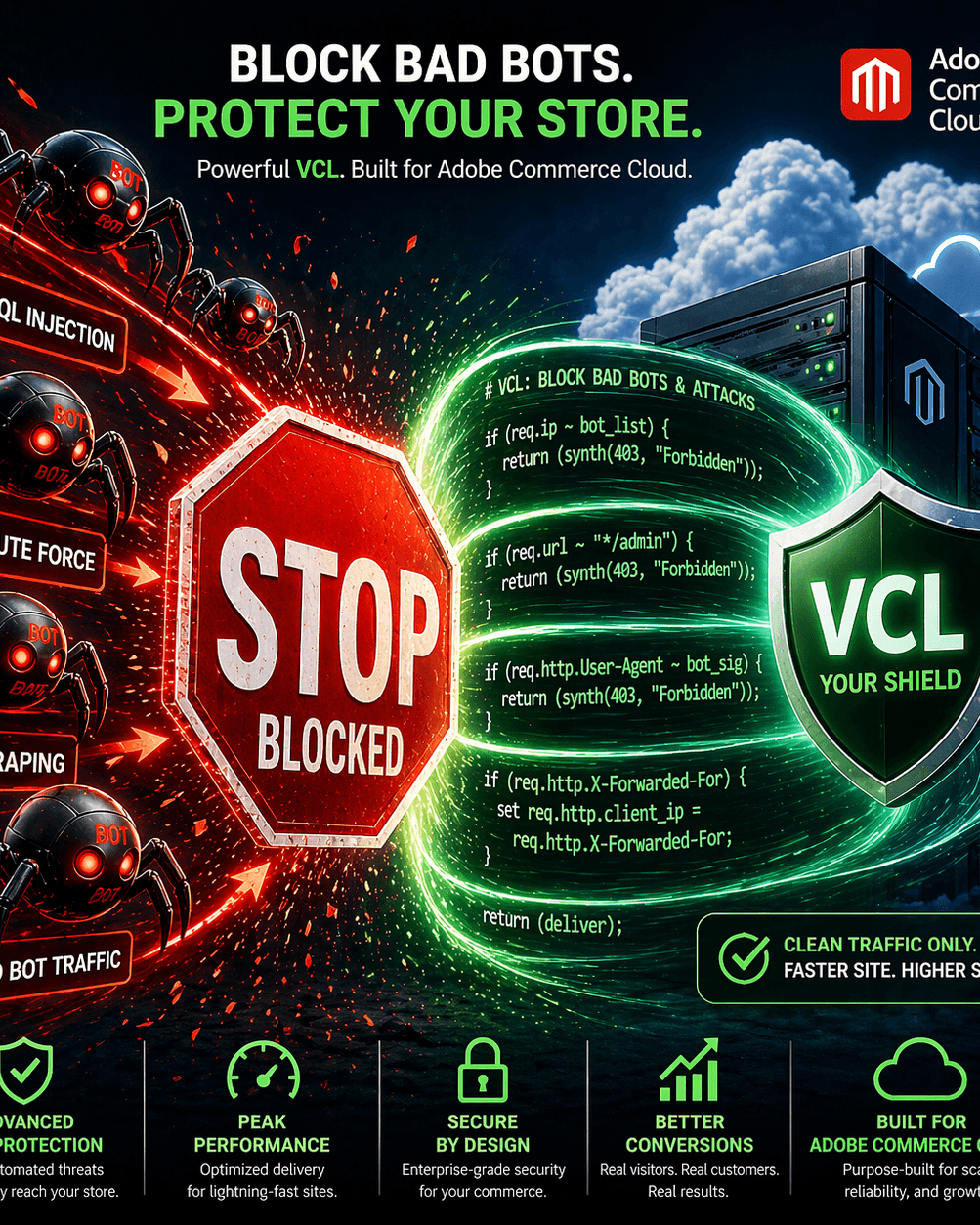 Block Malicious Bots in Adobe Commerce