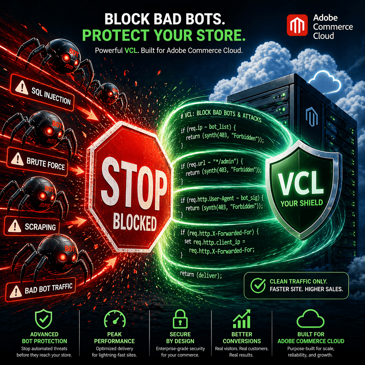 Block Malicious Bots in Adobe Commerce