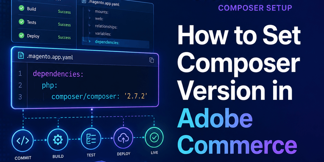 How to set composer version in Adobe commerce Cloud Projects