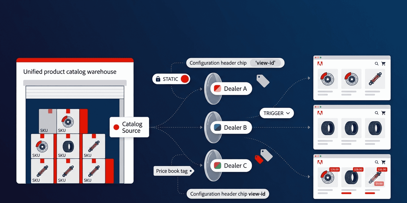 Catalog views and policies in Adobe Commerce Optimizer
